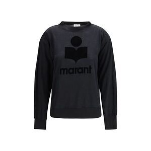 Marant Etoile Black Linen Women's Sweatshirt